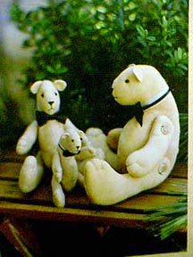 Jointed Bear Pattern ~ ARTIE ON THE TOWN