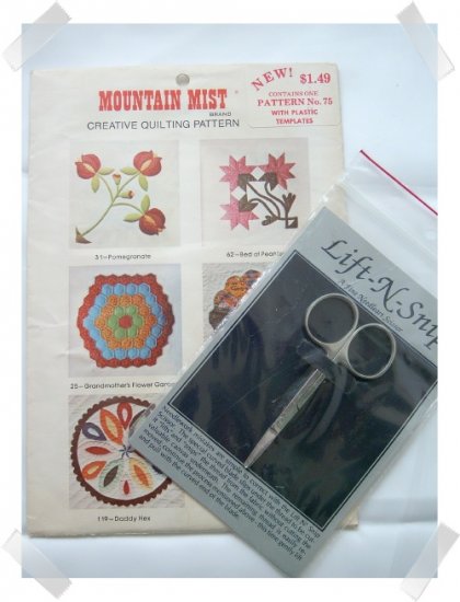 Dresdan Plate Pattern & Lift-N-Snip Scissors