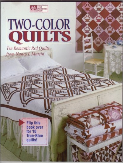 Two-Color Quilts Soft Cover Book by Nancy Martin