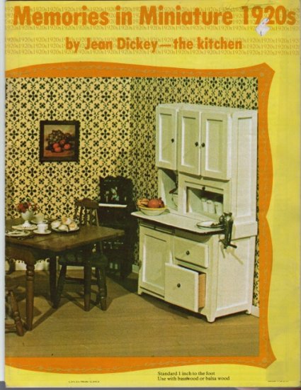 Memories in Miniature 1920s Kitchen by Jean Dickey