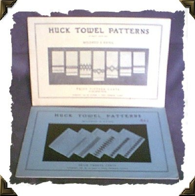 Huck Towel Embroidery Pattern Booklets Yrs 1936 & 1937