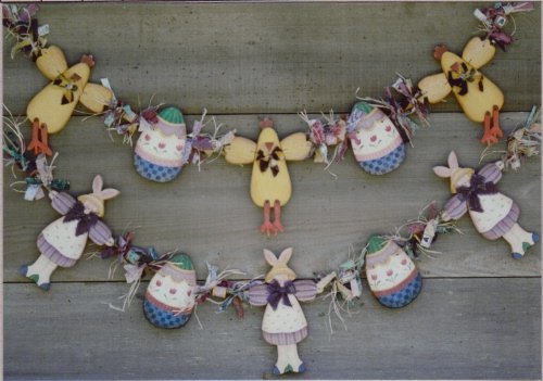 Country Faces Folk Art Tole Pattern ~ Easter