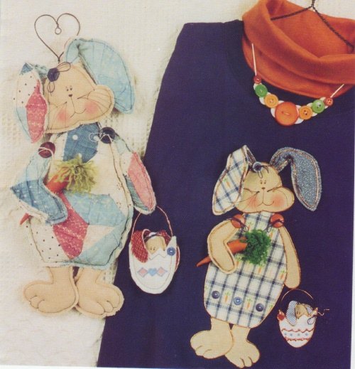 Button Babe series Pattern ~ Bunny Buttons