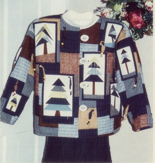 Eileens Design Studio Pattern ~ Tree-Mendous Quilted Jacket
