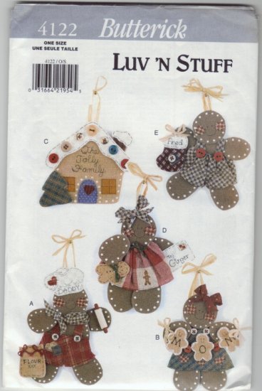 Butterick #4122 Pattern ~ Luv N Stuff