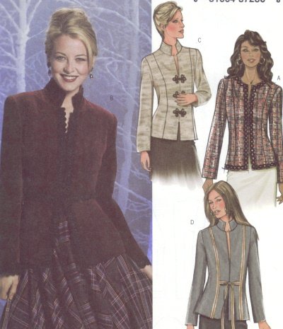 Butterick #4028 Woman's Jacket Pattern Sz 6 - 8 - 10
