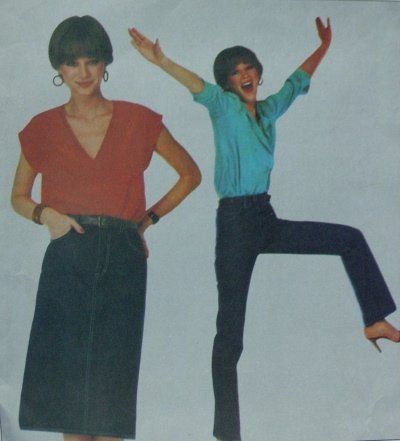 Vogue #2442 Woman's Calvin Klein EXACT FIT Jeans Pattern - Size 16