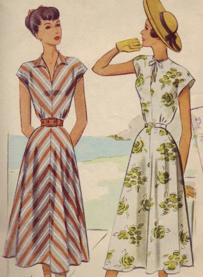 Vintage McCall 7286 Dress Pattern Sz 14