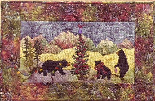 Quilt Pattern ~ McKenna Ryan Pine Needles BEARY & BRIGHT Christmas Wall Quilt