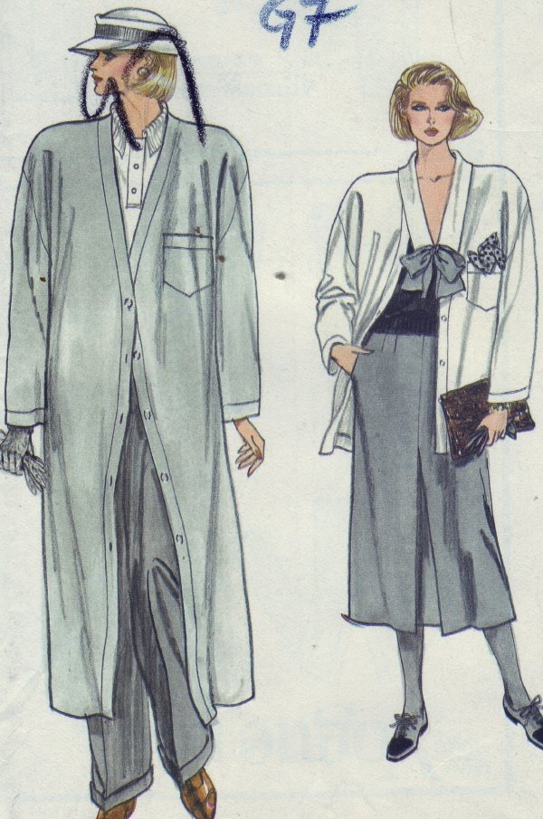 Vogue Pattern #9201 Coat, Skirt & Top Size 12-14-16