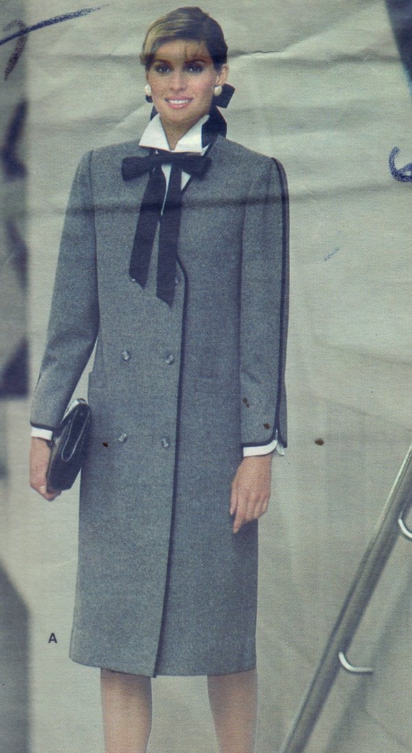 Vogue Pattern #1300 KASPER Coat Dress Size 10