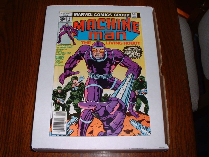 MACHINE MAN # 1..NM-..(9.2)..1978 Marvel comic book-Kirby-de
