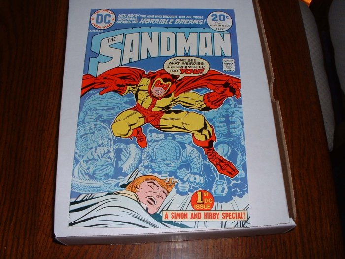 SANDMAN # 1..VF..(8.0)..1974 DC comic book--Simon+Kirby--ge