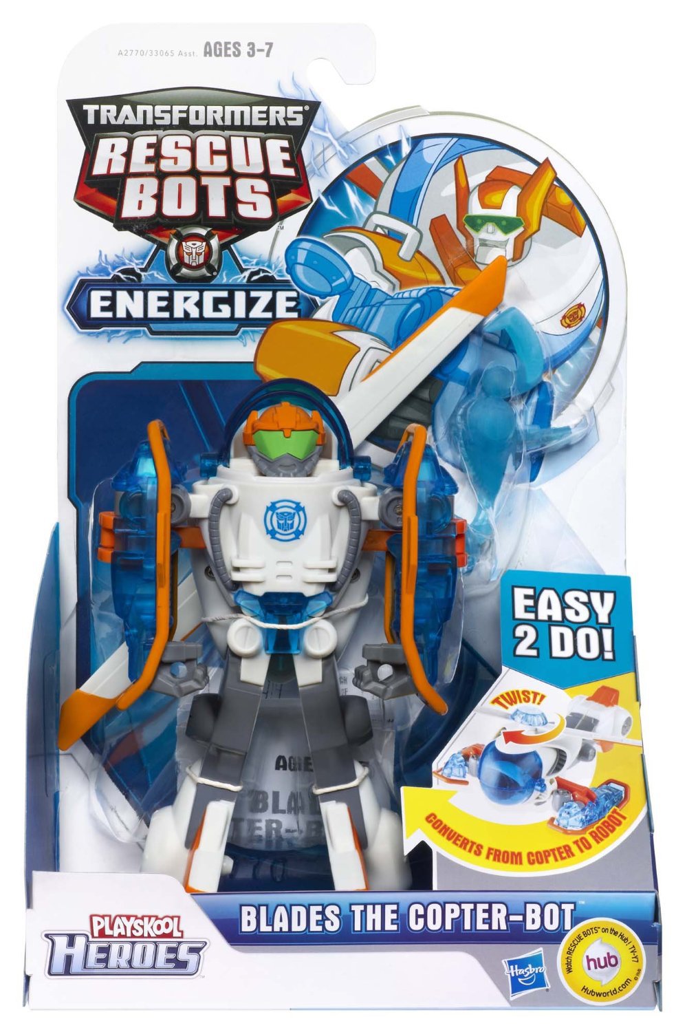 Playskool Heroes Transformers Rescue Bots Blades the Copter-Bot Figure