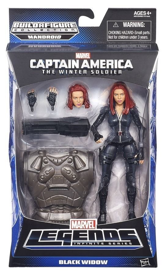 Marvel Legends Infinite Series CAPTAIN AMERICA "BLACK WIDOW"