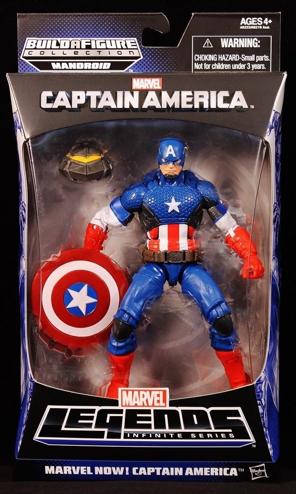 2014 HASBRO MARVEL LEGENDS INFINITE SERIES 6" CAPTAIN AMERICA ACTION FIGURE MOC