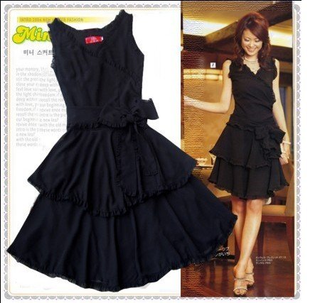 Black Chiffon Dress