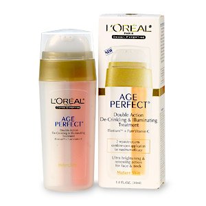 L'Oreal Dermo-Expertise Age Perfect, Double Action De-Crinkling & Illuminating Treatment