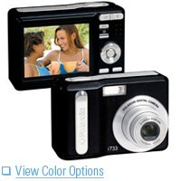 Polaroid i733 7.0 Megapixel Digital Camera Black with 2.5" TFT LCD Display