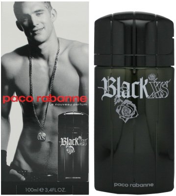 Black XS by Paco Rabanne for Men 3.4 oz Eau de Toilette Spray
