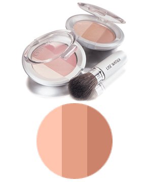 Lise Watier MÉNAGE À TROIS Blush Powder Trio: Cuivre
