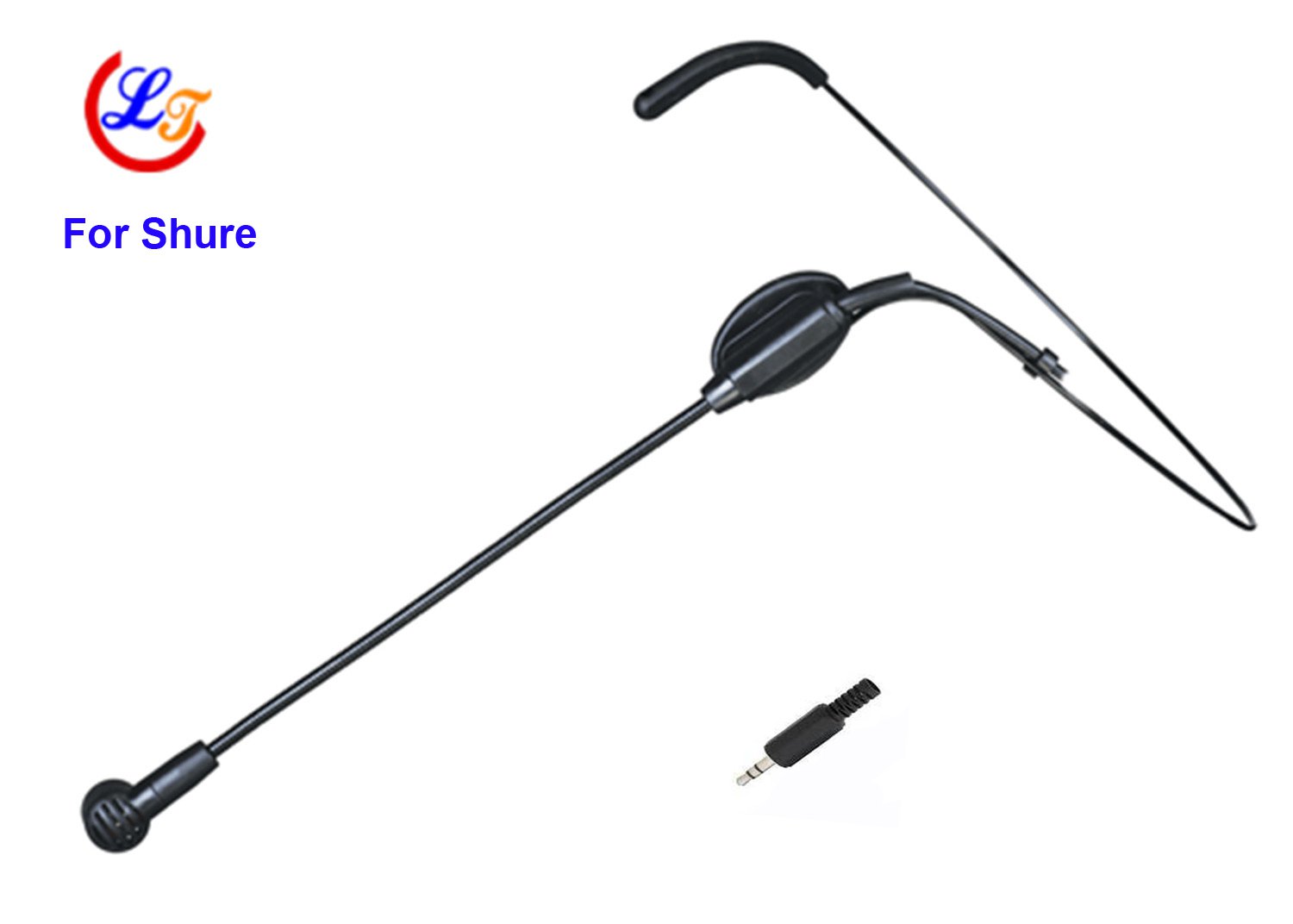 Professional Black Wired Headset Microphone Condenser for Amplifier Speaker 3.5mm Stereo Jack