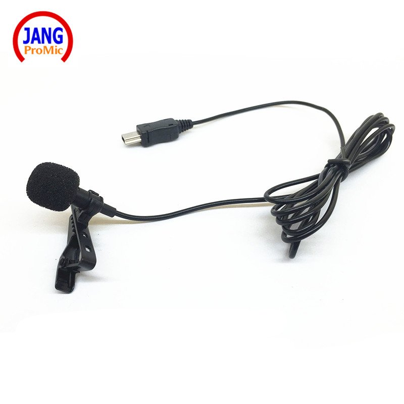 Pro Lapel Condenser Microphone Mini USB External Lavalier Microfone for GoPro Hero 3 3+/4 with USB