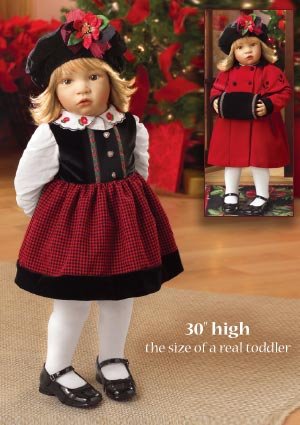 Maddie's Christmas Visit Little Girl Doll