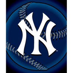 New York Yankees Fleece MLB Blanket (Flashball Series) by Northwest (50""x60"")