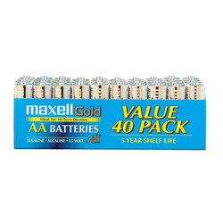 AA Bulk Alkaline Batteries (40 pack)