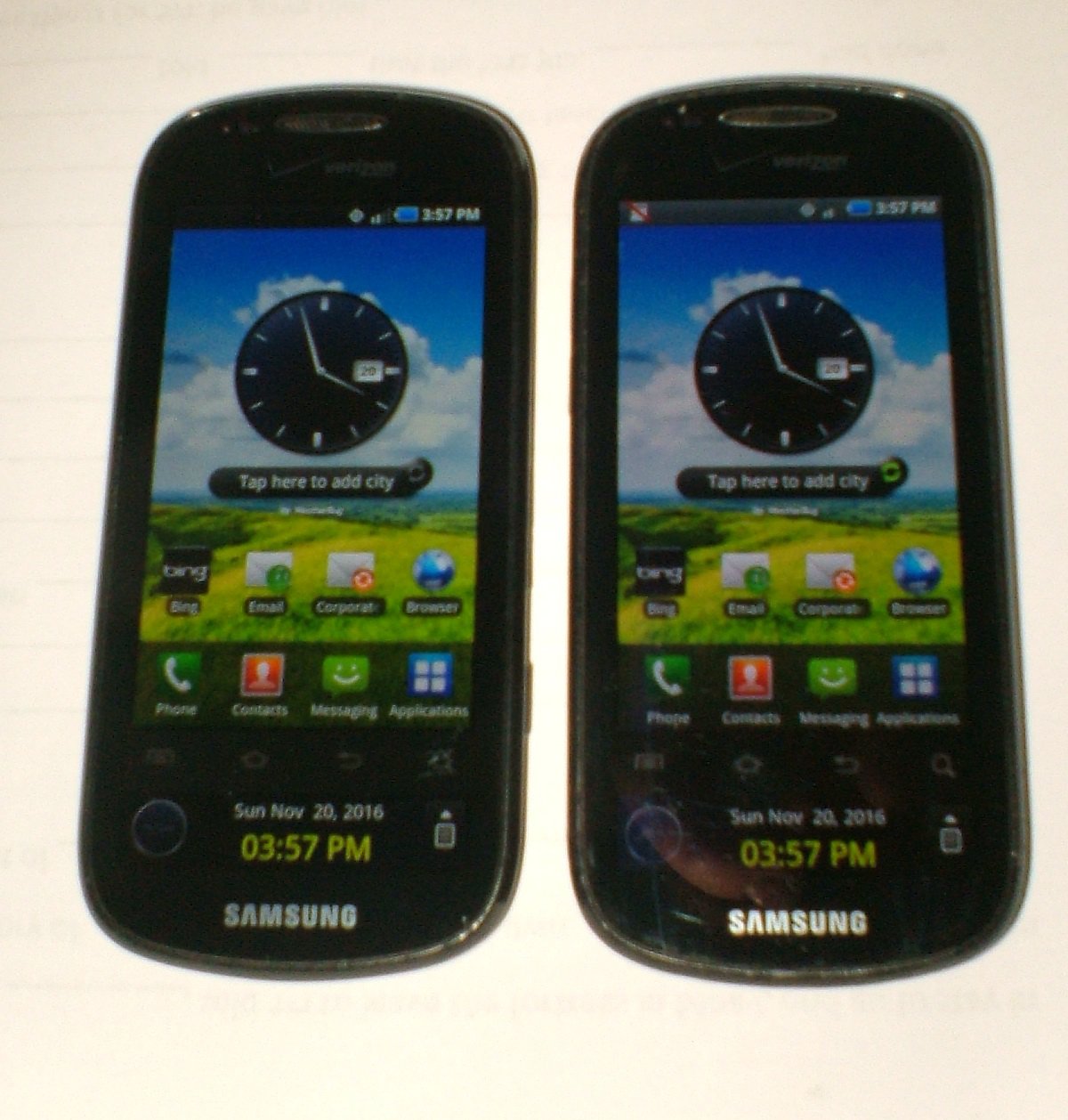 lot Samsung Continuum SCH-I400 Mirror black (Verizon) Smartphone