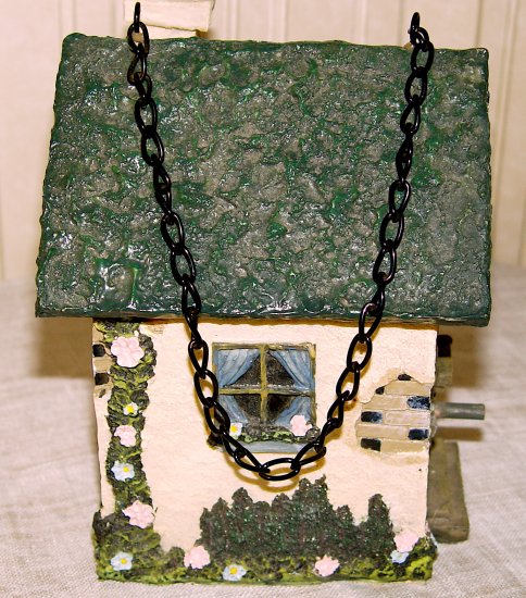 BIRDHOUSE COTTAGE - Hand Painted #3