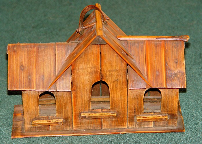 BAMBOO BIRD HOUSE - for TRIPLE OCCUPANCY