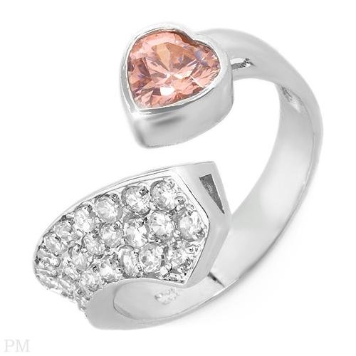 Elegant Ring with 2.49ctw CZ in Sterling Silver Size 8