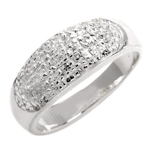 Sterling Silver Ring with 1.30 total ctw CZ Size 6