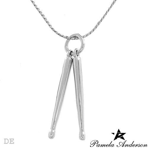 Pamela Anderson Sterling Silver Necklace