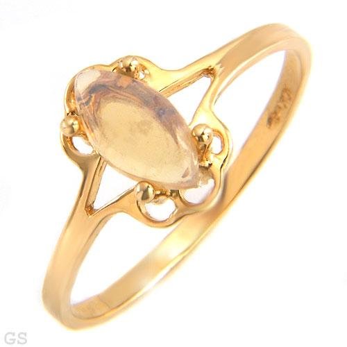 10 K Gold ring with Genuine Opal Size 7