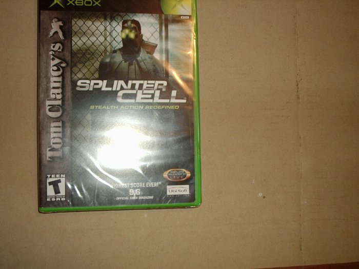 SPLINTER CELL X BOX GAMES NEVER OPENED