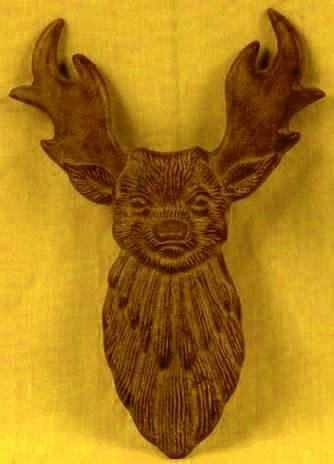 Set/2 Cast Iron Deer Hunting Boot Jack Rustic Cabin - 05637R