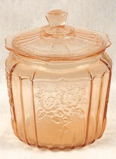 Pink Mayfair Glass Jar Jam Server - 2635