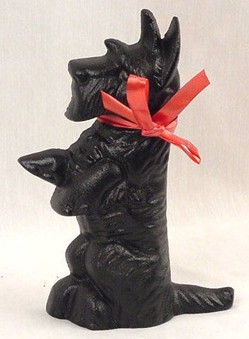 Cast Iron Doorstop Scottie Dog /Scottish Terrier - 13045