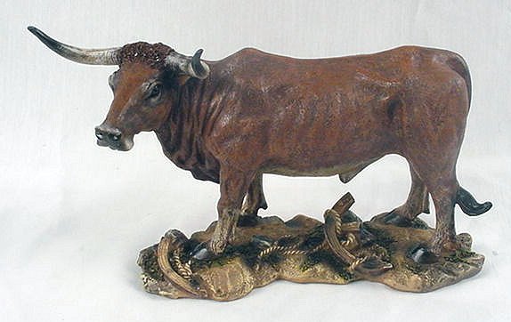 Texas Longhorn Steer Figurine - 9211