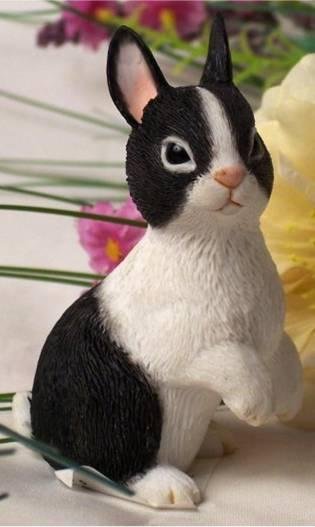 Sherratt & Simpson Bunny at Alert Black & White - 89541