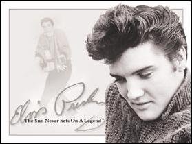 TIN SIGN Elvis Presley - Sun Never Sets -080812