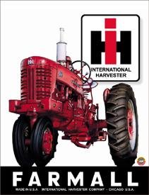 TIN SIGN Farmall 400 Tractor Country Farmer - 839