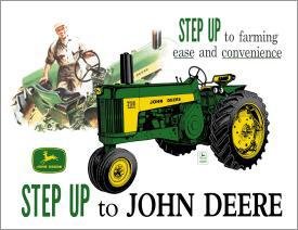 TIN SIGN John Deere -Step Up - 669