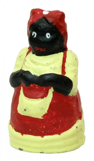 Set of 2 Cast Iron Black Maid Bank Aunt Jemima Antique Style - 04625
