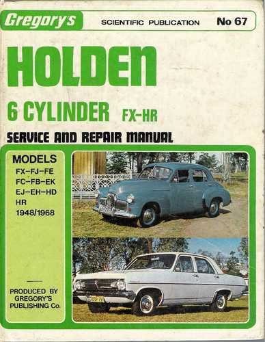 Holden FX-HR Service & Repair Manual -Hardcover