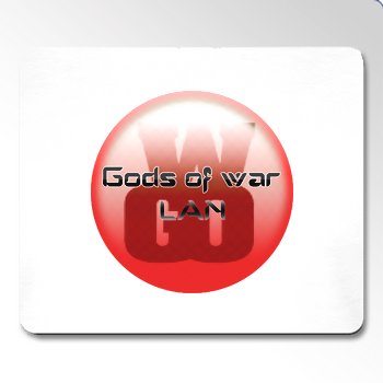 Gods Of War LAN Mousemat