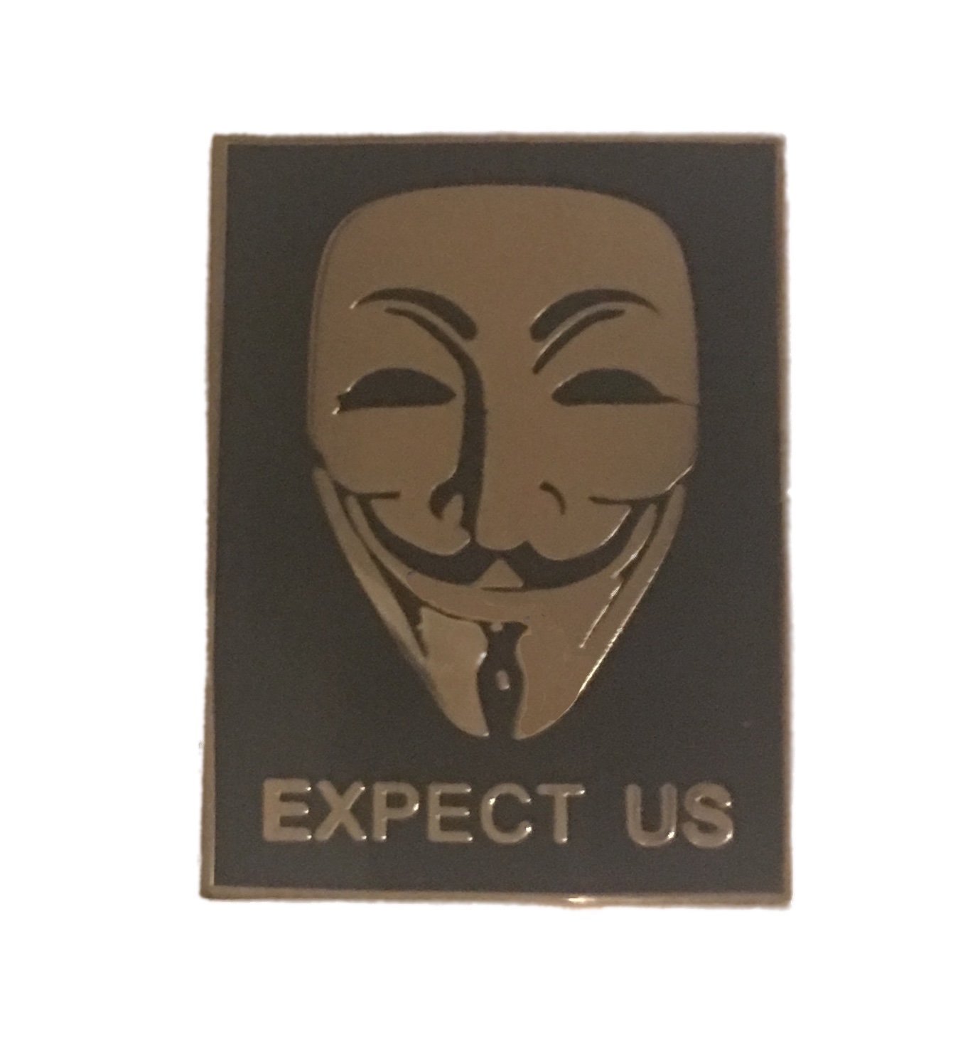 Anonymous Hacker Mask Lapel Pin
